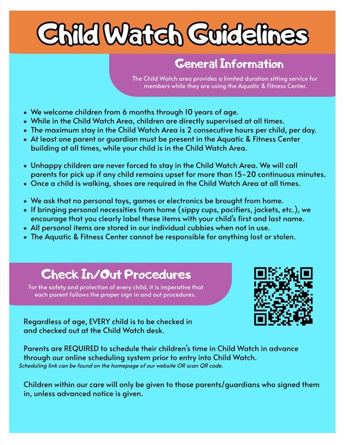 Child Watch Guidelines Inside 1 Revised 2024.5.14